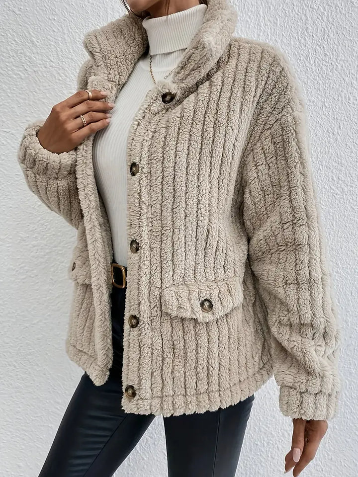 Nova | Reversible Velvet Button Cardigan