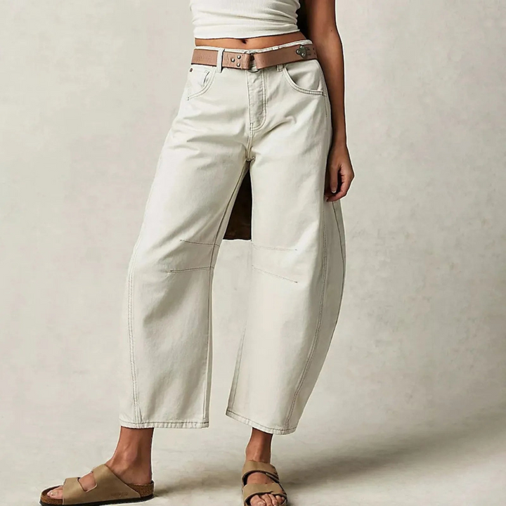 Tatum | Barrel Leg Jeans with High Waist and Relaxed Fit