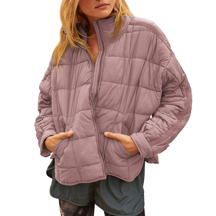 APRIL - Lightweight Compact Zip Puffer Jacket