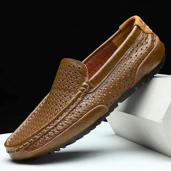 Edmond Genuine Leather Slip-Ons