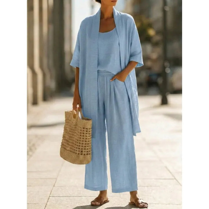 Piper | Women’s Three-Piece Set with Cardigan and Pants