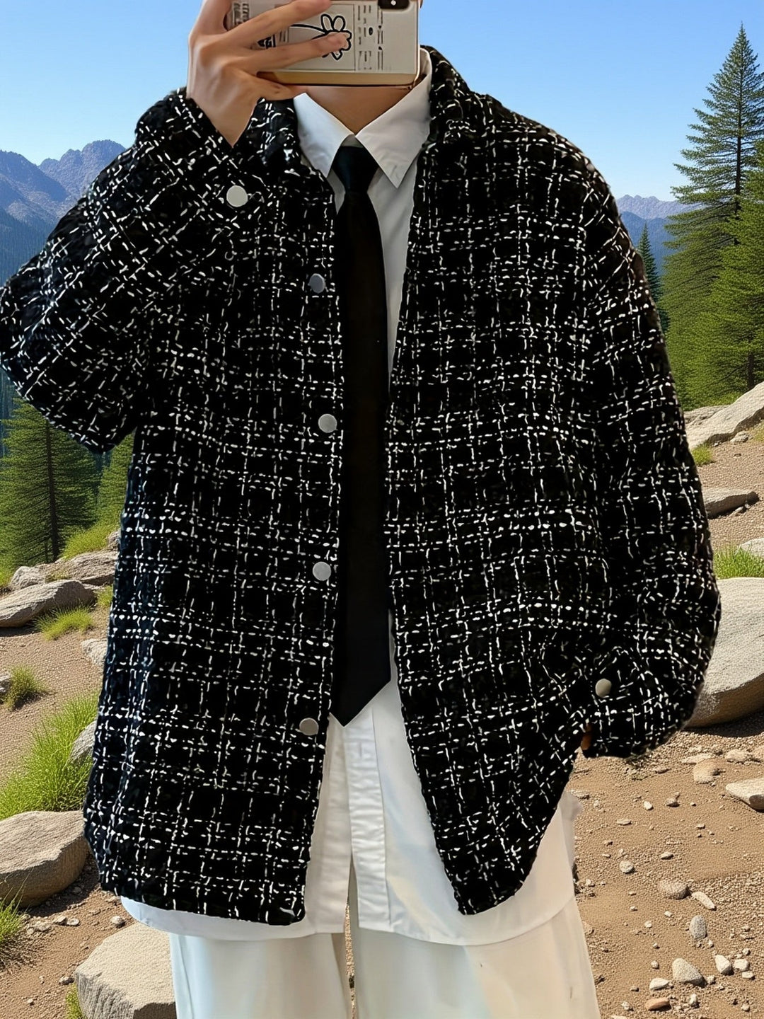 Julian | Textured Plaid Shirt Jast