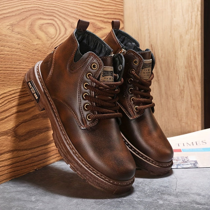 Duncan | Robust High Lace-Up Boots