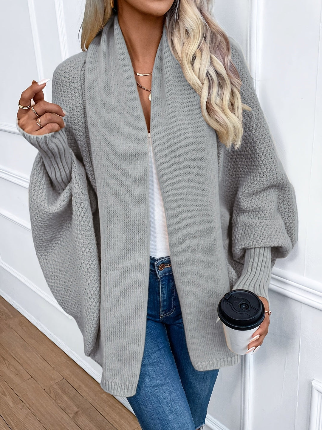 Zinnia - Batwing Knitted Cardigan