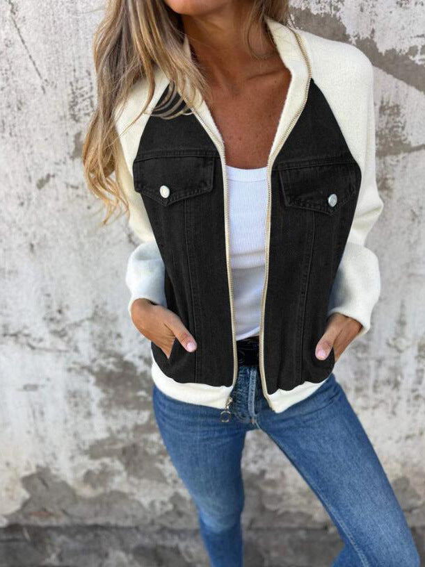 Liora | Lightweight Cotton Zip Jacket