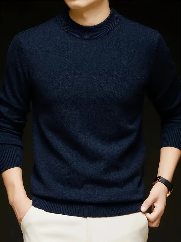 Jonah | Knitted Sweater with Stand-Up Collar