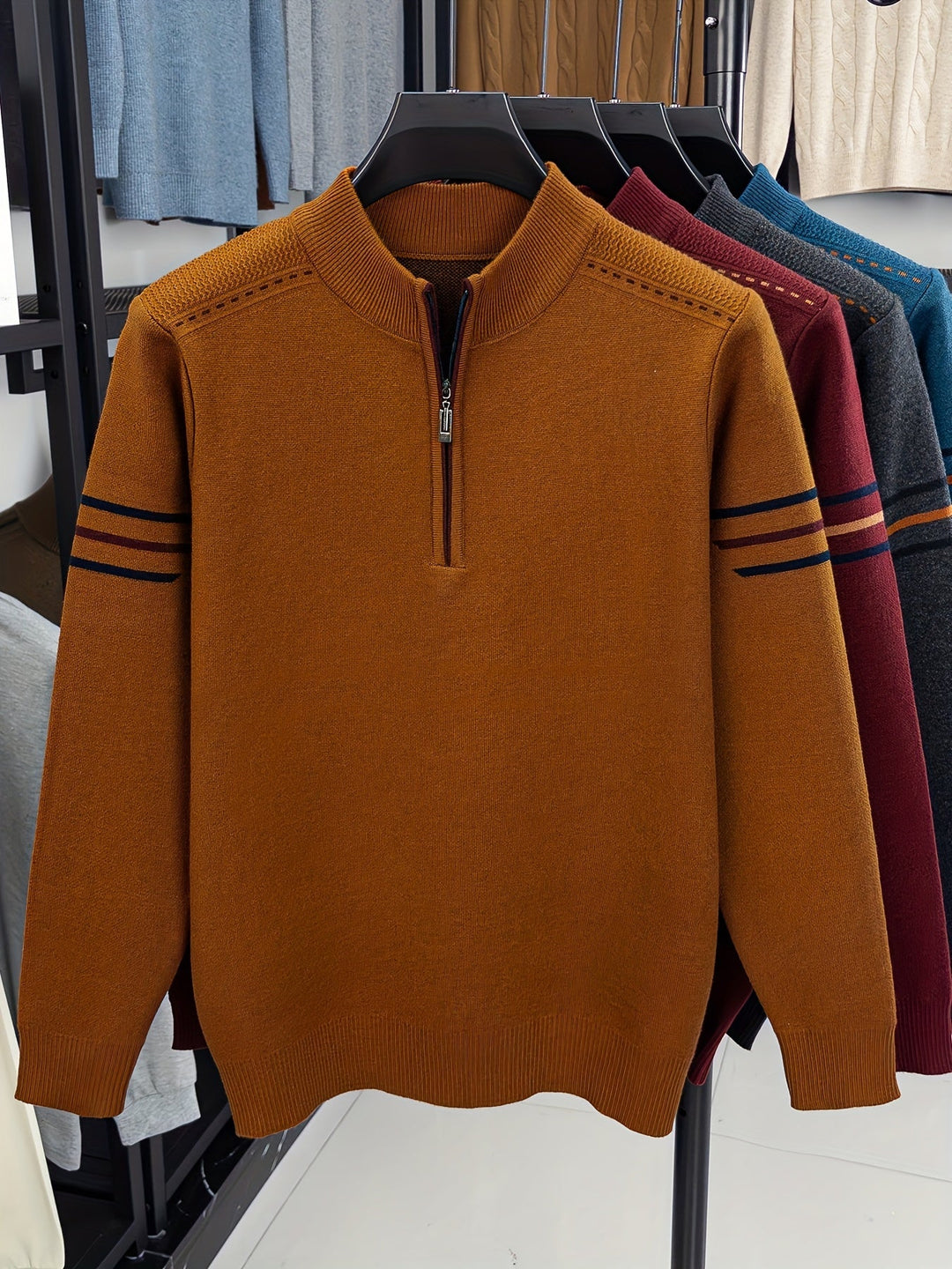 Daniel | Half-Zip Knitted Sweater