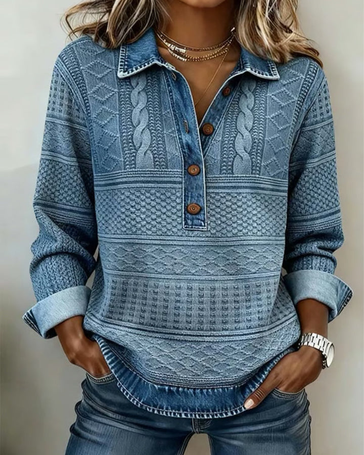 Ladies Cable Knit Sweater