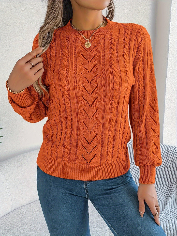 Blythe | Cable Knit Textured Sweater