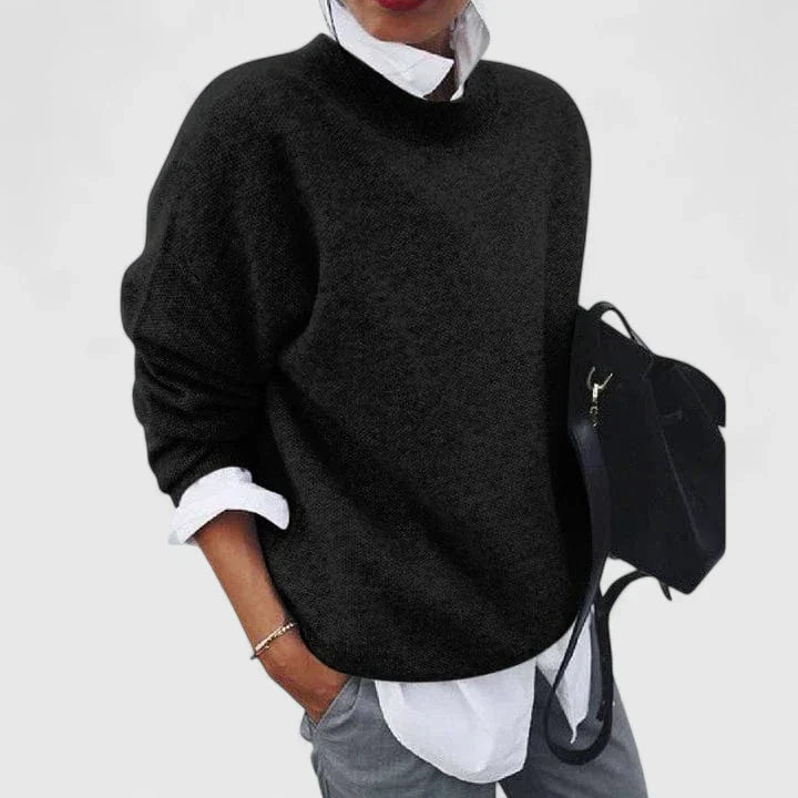 ESTHER – CLASSIC ROUND NECK SWEATER