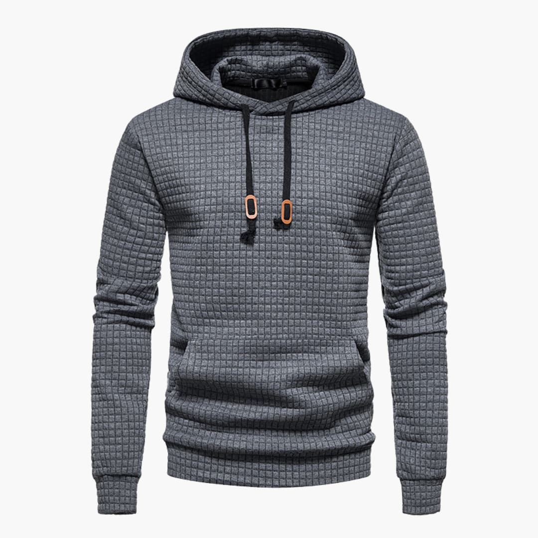 Women's Checked Hoodie with Cozy Hood