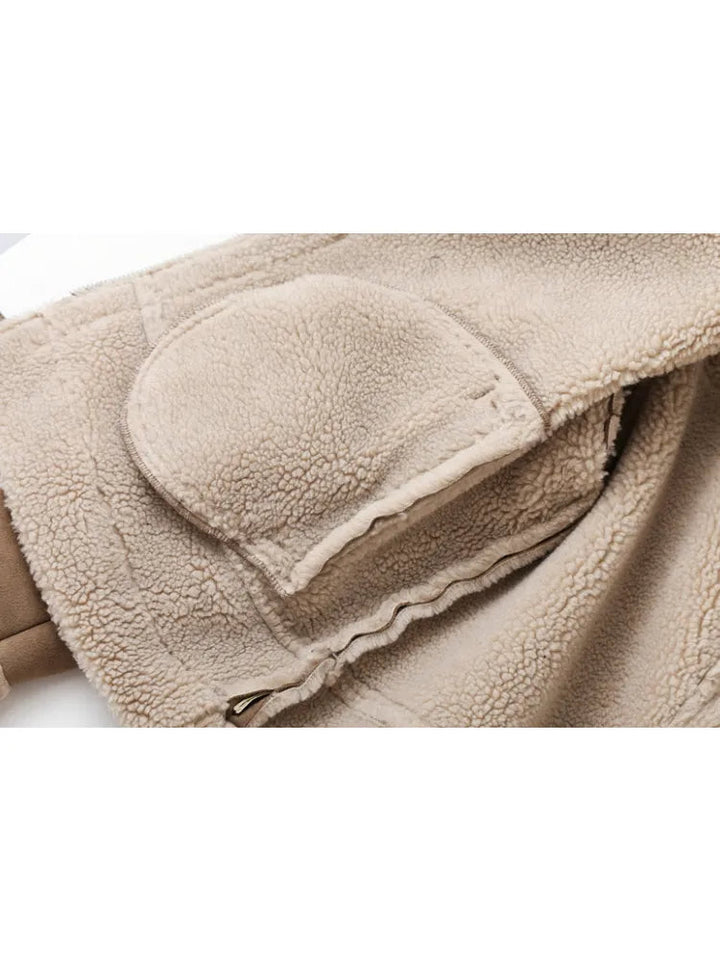 Ladies Vintage Pilot Bomber Jacket
