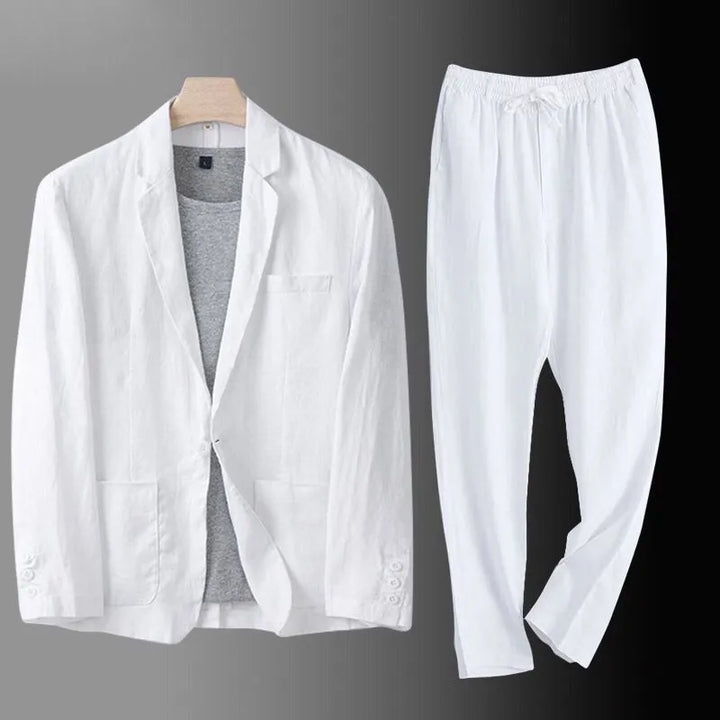 Rowan | Men's Two-Piece Suit with Lapels and Pockets