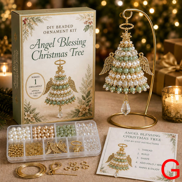 Samantha | Holiday Ornament Set with Tree and Snowflake