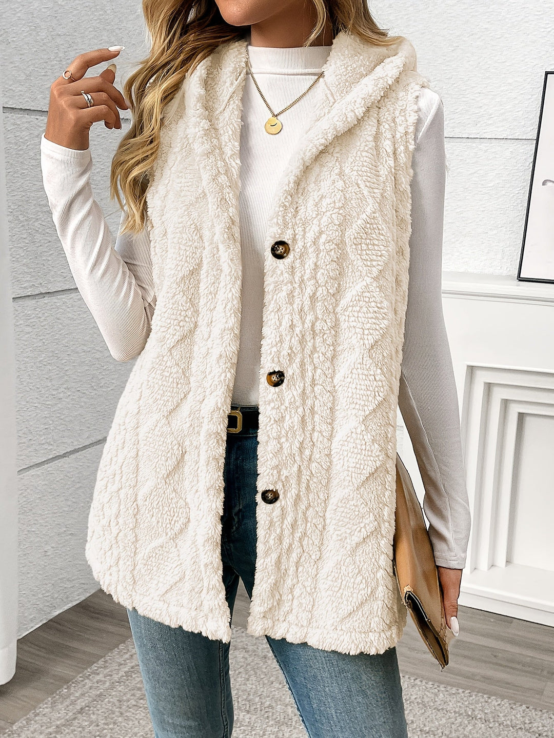 Lorna | Cozy Lined Sleeveless Vest