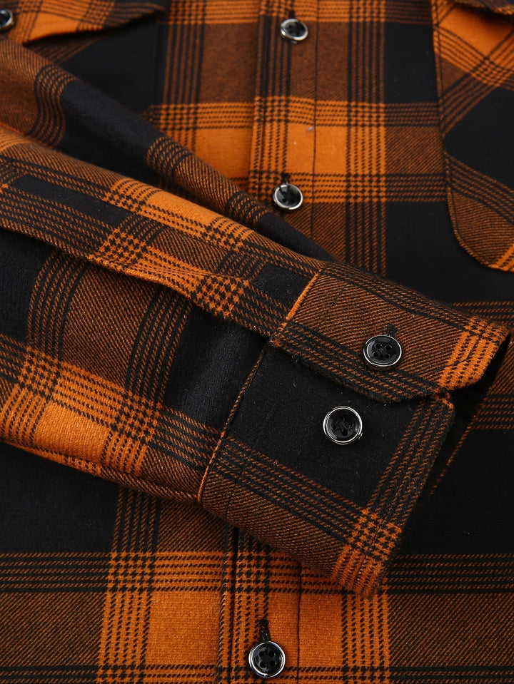 Desmond | Quilted Checkered Shirt Jacket