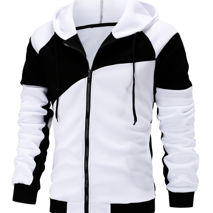 Bryce | Color Block Zip Hoodie Jacket