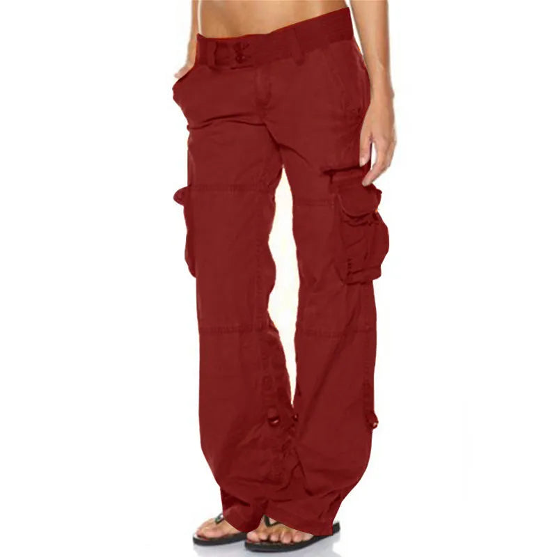 Molly | Women's Cargo Pants with Cargo Pockets and Drawstring