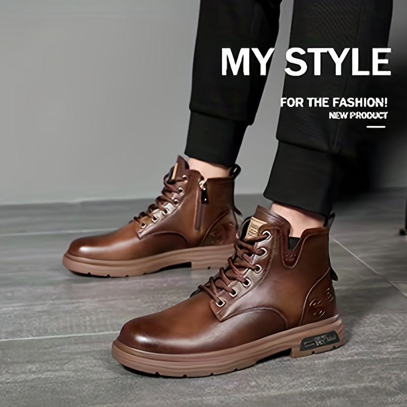 Duncan | Robust High Lace-Up Boots