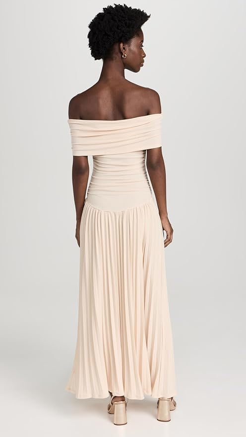 Chic Flowy Flattering Lightweight Fabric Maxi Dress for Effortless Summer Wear