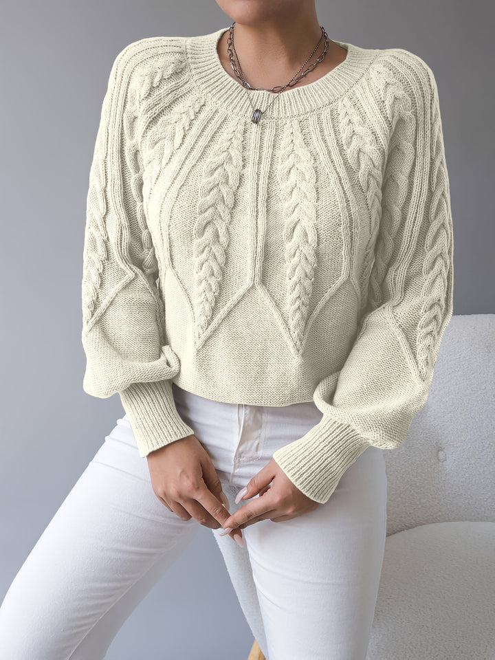 Elsie | Cable Knit Texture Sweater