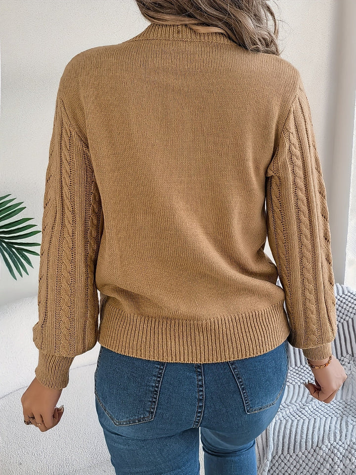 Blythe | Cable Knit Textured Sweater