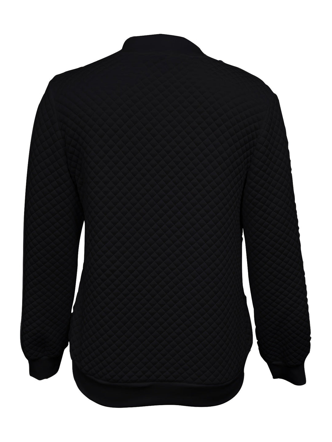 Carolyn | Quilted Texture Baseball Jacket