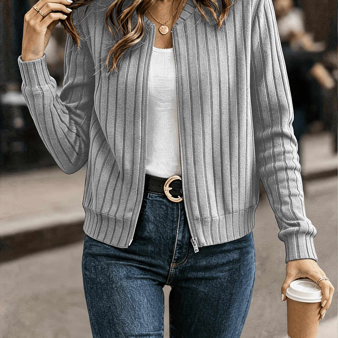 Blair | Ribbed Zip Jacket