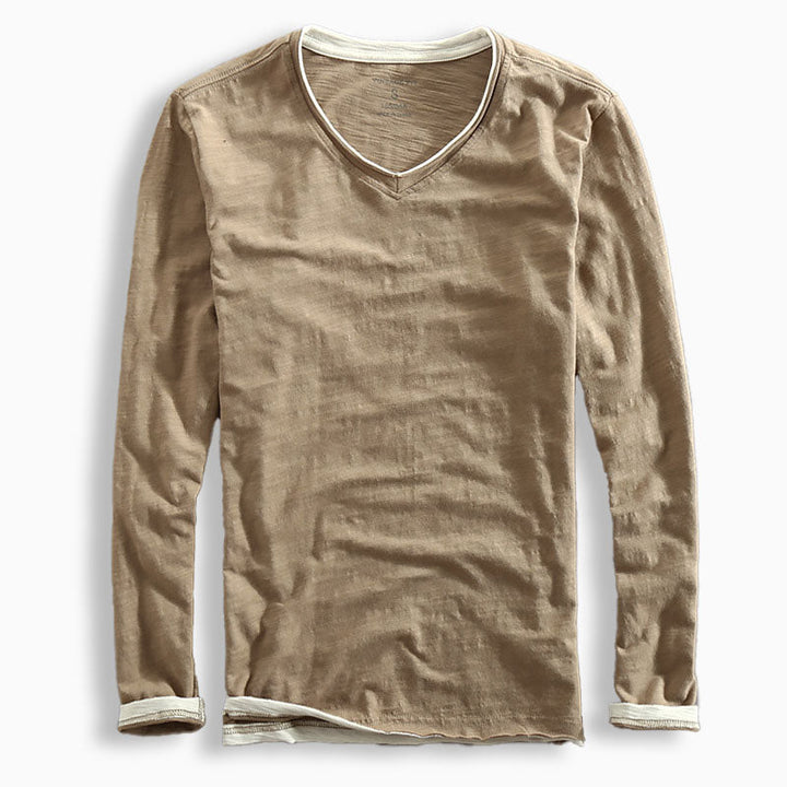 Riku Katoenen Long Sleeve Shirt