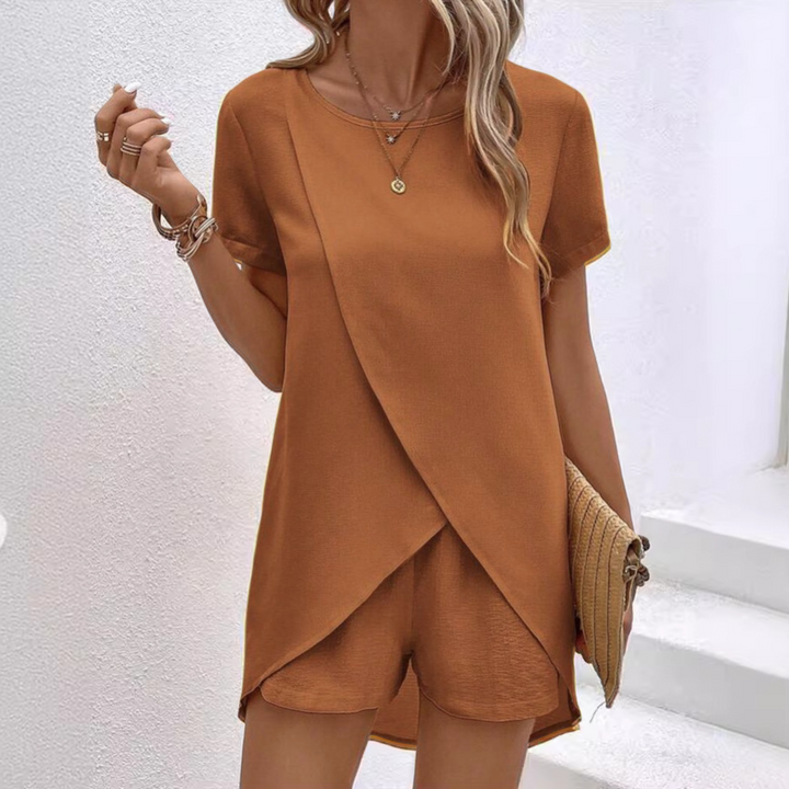 Scarlett |Summer Co-ord Lounge Set with Lightweight Fabric and Relaxed Fit