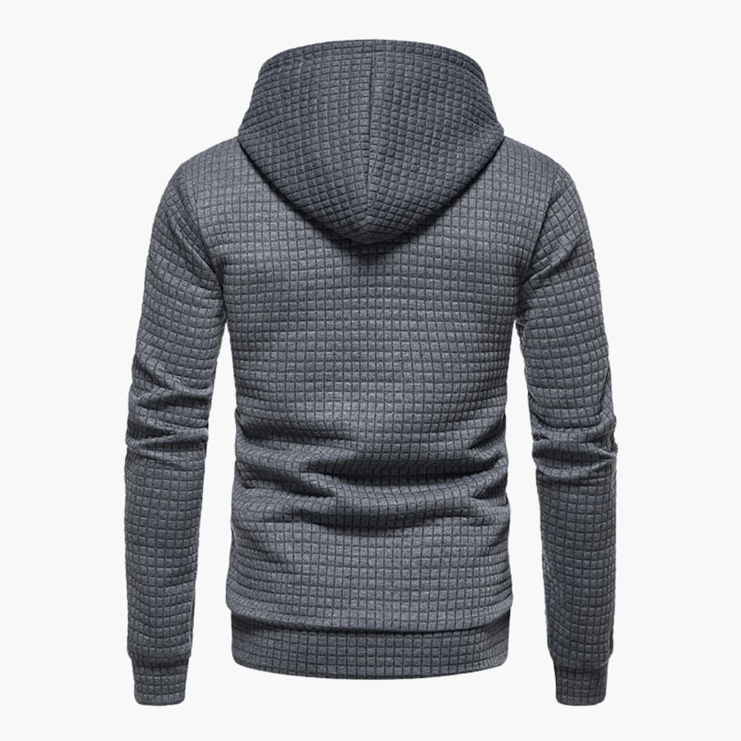 Women's Checked Hoodie with Cozy Hood