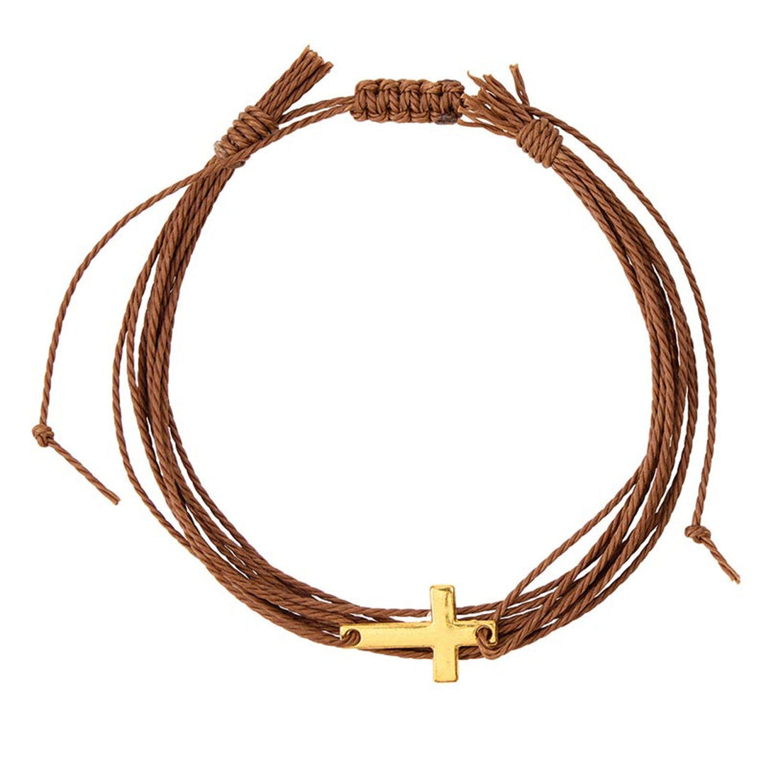 Sarah | Women's Bracelet with Cross and Knots