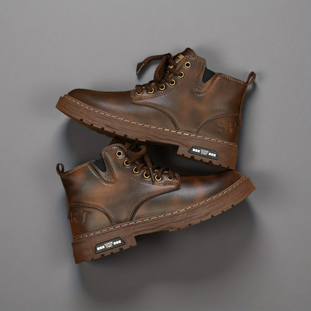 Archer | Robust Lace-Up Ankle Boots