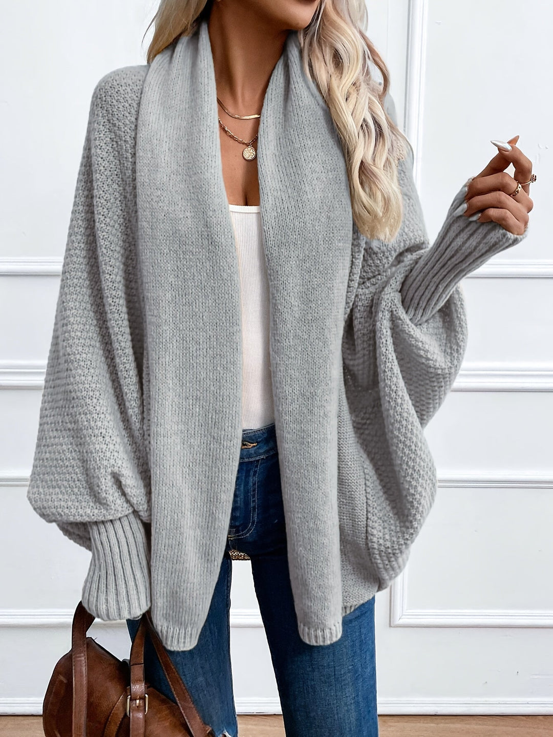 Zinnia - Batwing Knitted Cardigan