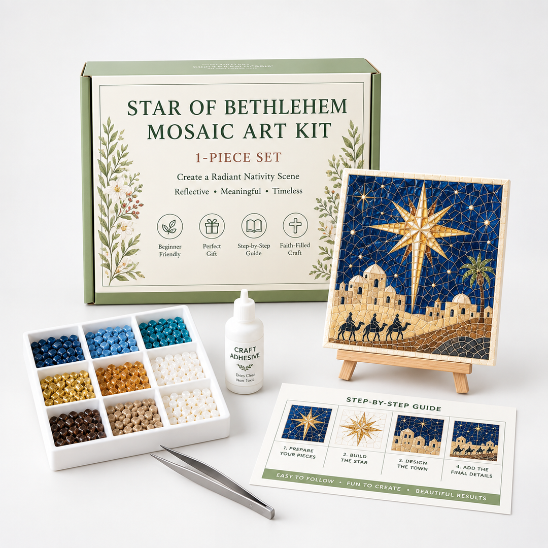 Isabella | Home Decor Plaque with Nativity and Star