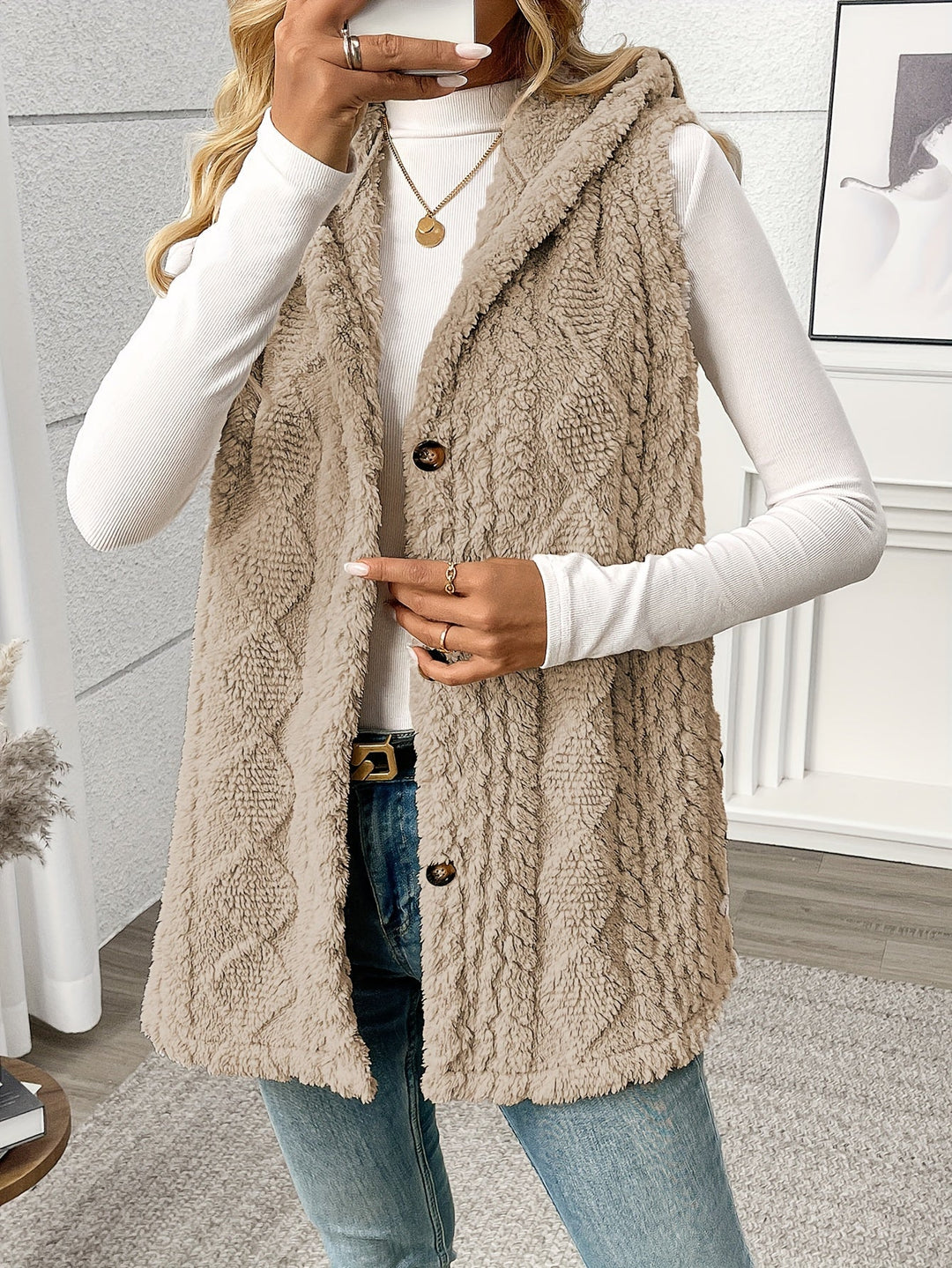 Lorna | Cozy Lined Sleeveless Vest