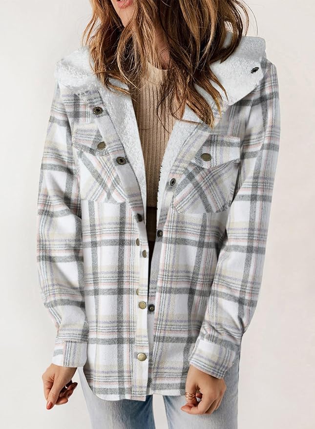 Elvessa | Checked Flannel Jacket