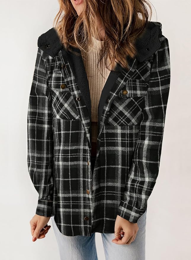 Elvessa | Checked Flannel Jacket