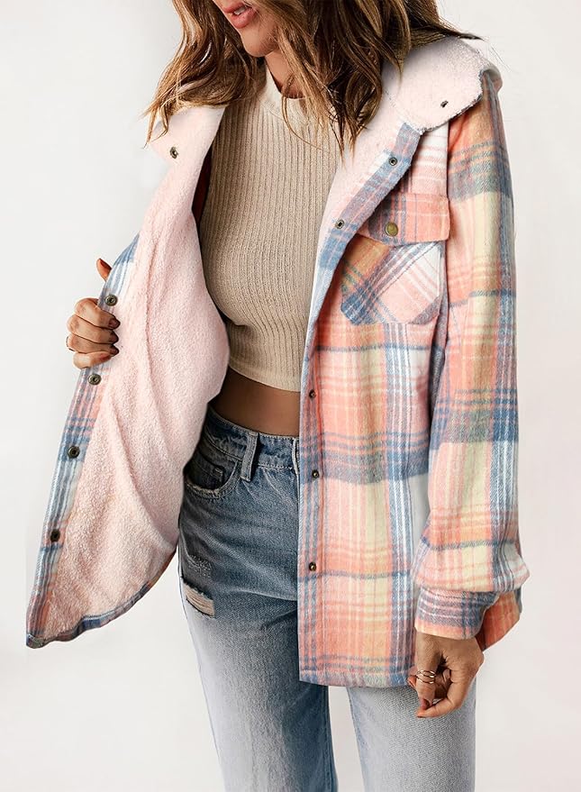 Elvessa | Checked Flannel Jacket