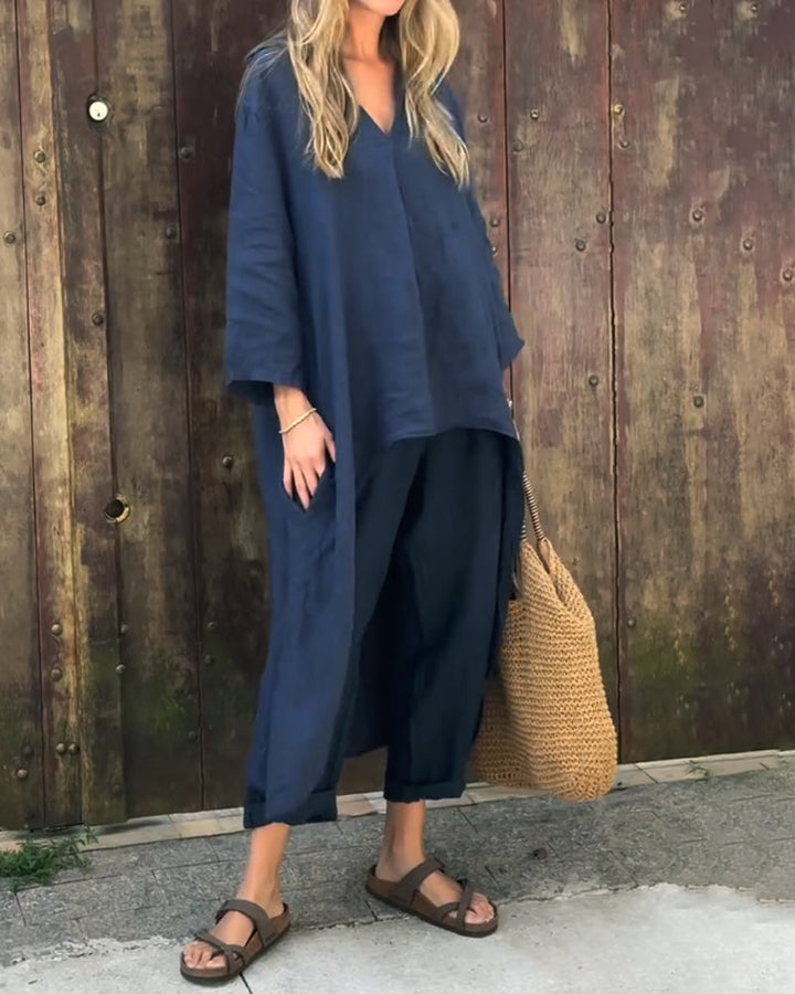 Brielle | Casual Summer Set with Lightweight Top and Matching Bottoms