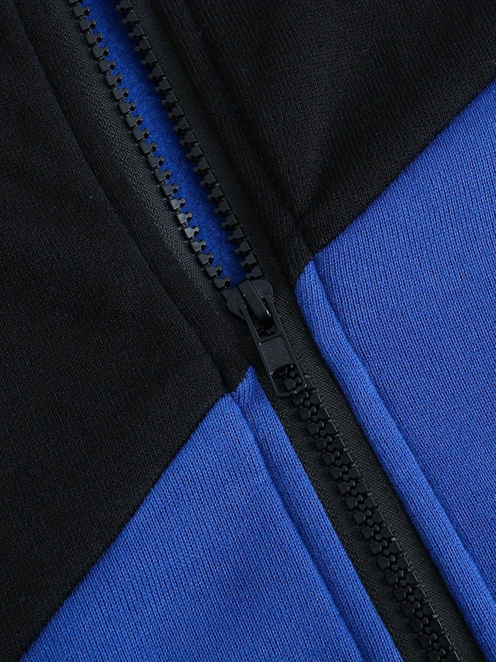 Bryce | Color Block Zip Hoodie Jacket