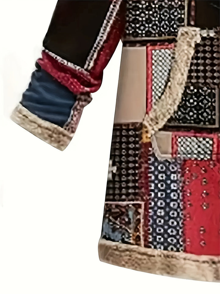 CYBELE – COZY PATCHWORK CAPE