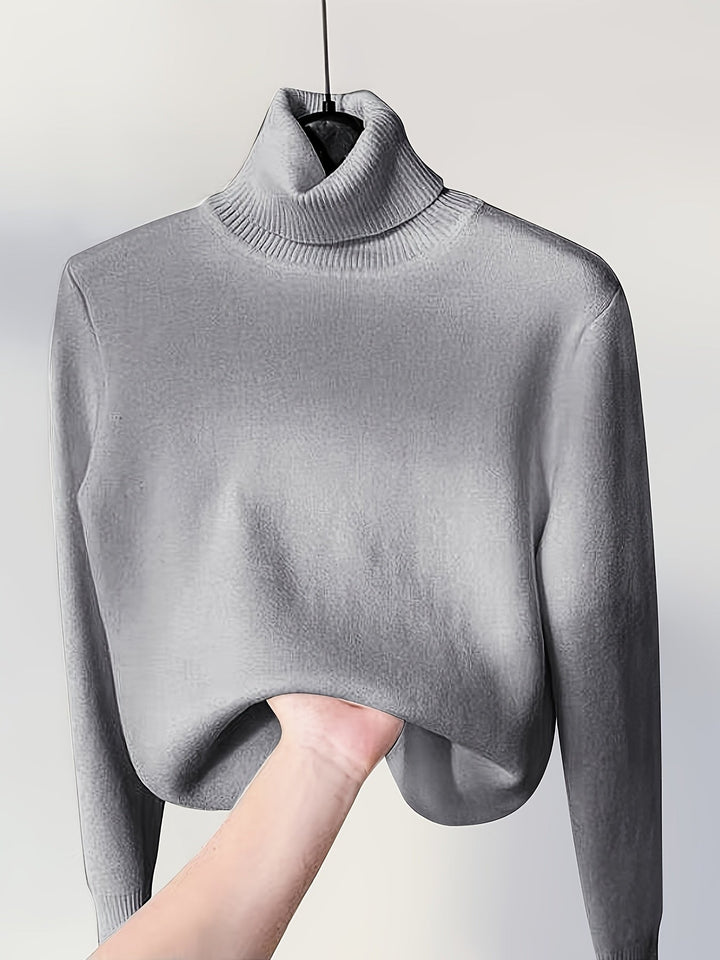 Selena | Cozy Lined High Neck Sweater
