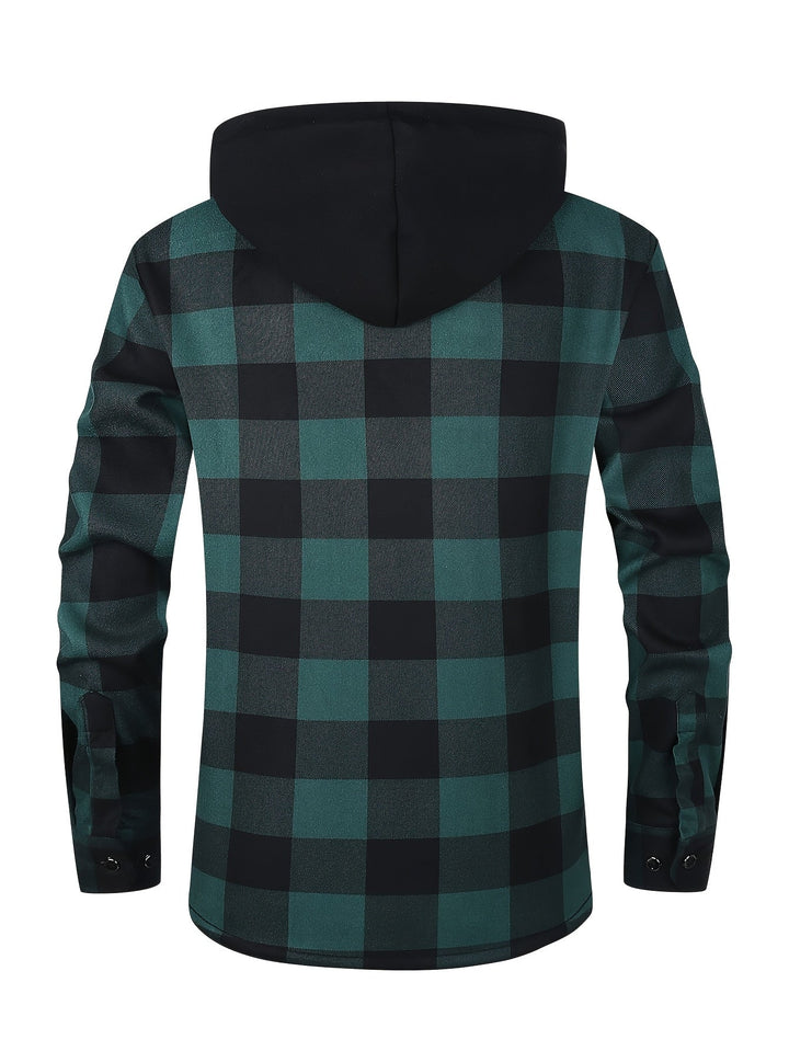 Desmond | Quilted Checkered Shirt Jacket