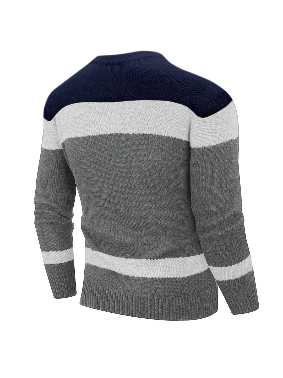 Ethan | Checked Knit Sweater