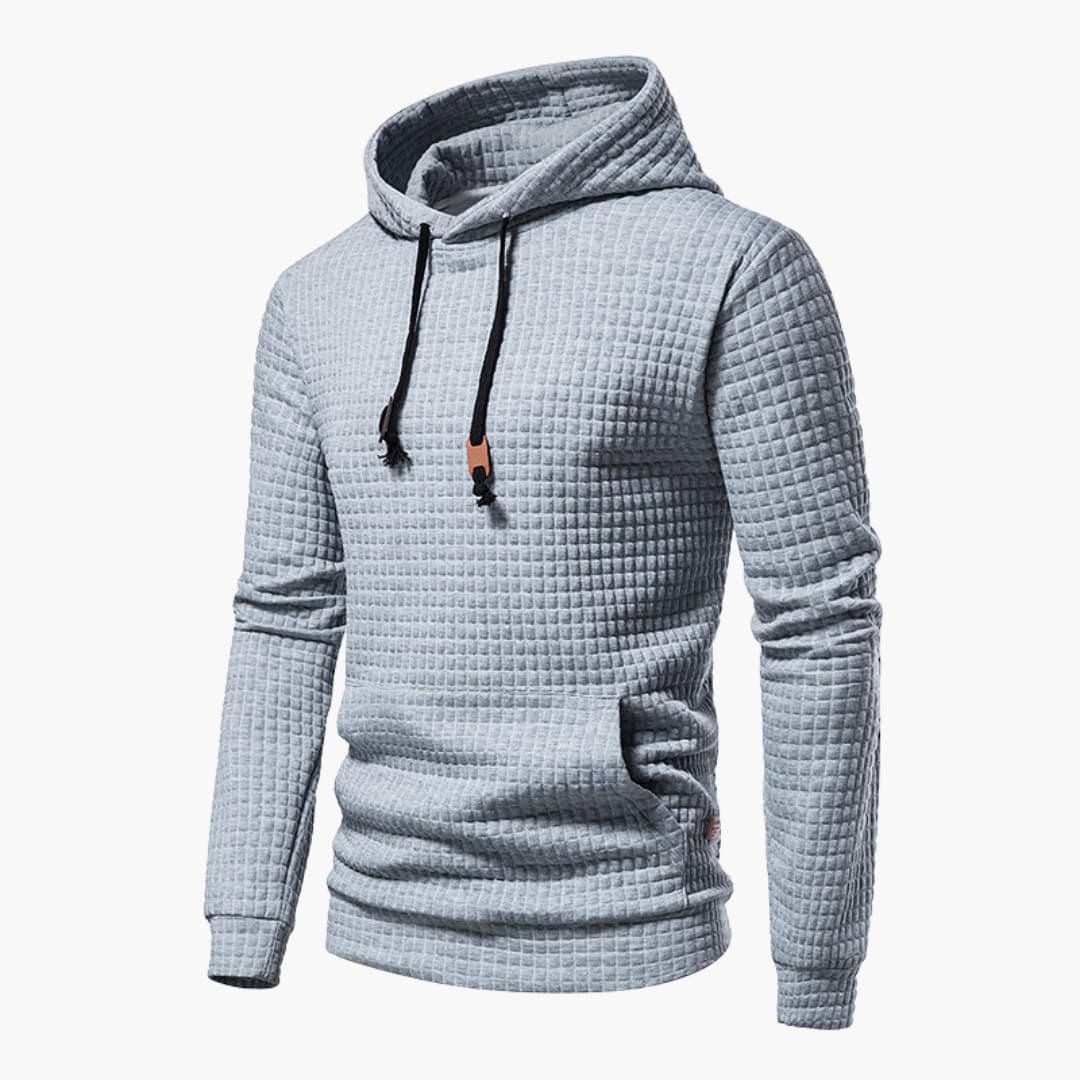 Women's Checked Hoodie with Cozy Hood