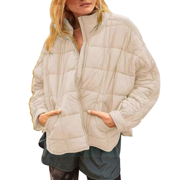 APRIL - Lightweight Compact Zip Puffer Jacket