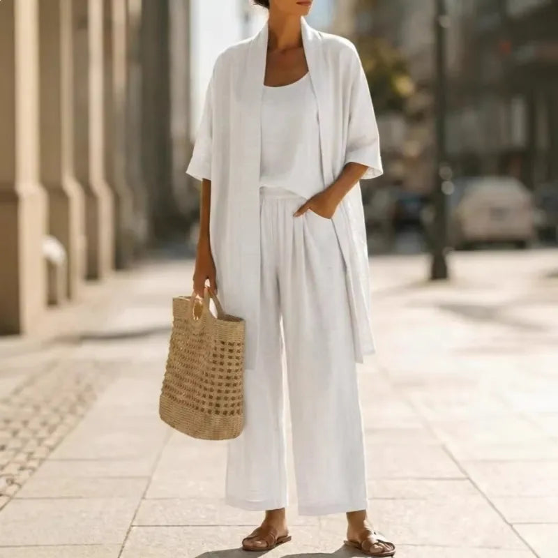 Piper | Women’s Three-Piece Set with Cardigan and Pants