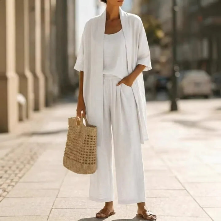 Piper | Women’s Three-Piece Set with Cardigan and Pants