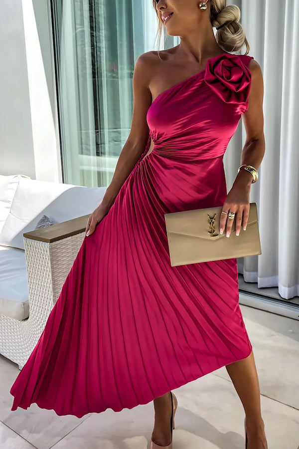 Captivating Floral Wedding Dress for Women – Soft Chiffon Flowing Silhouette Dress
